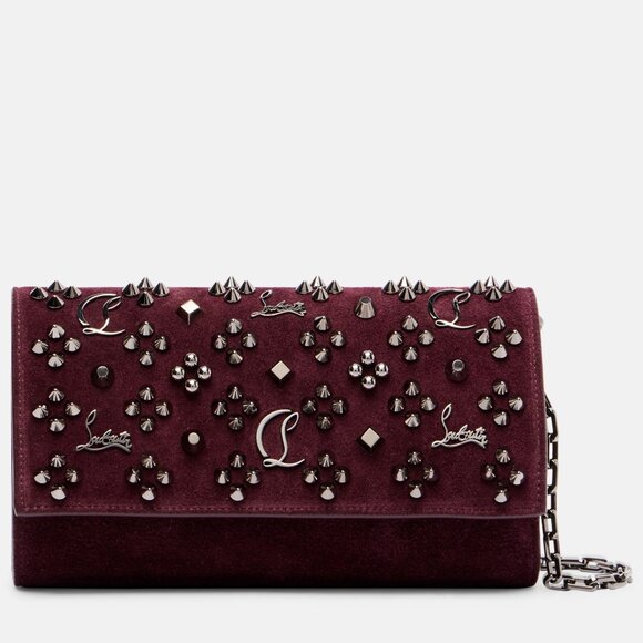 Christian Louboutin Handbags - Christian Louboutin PALOMA Loubinthesky Spiked Wallet On Chain Clutch Bag